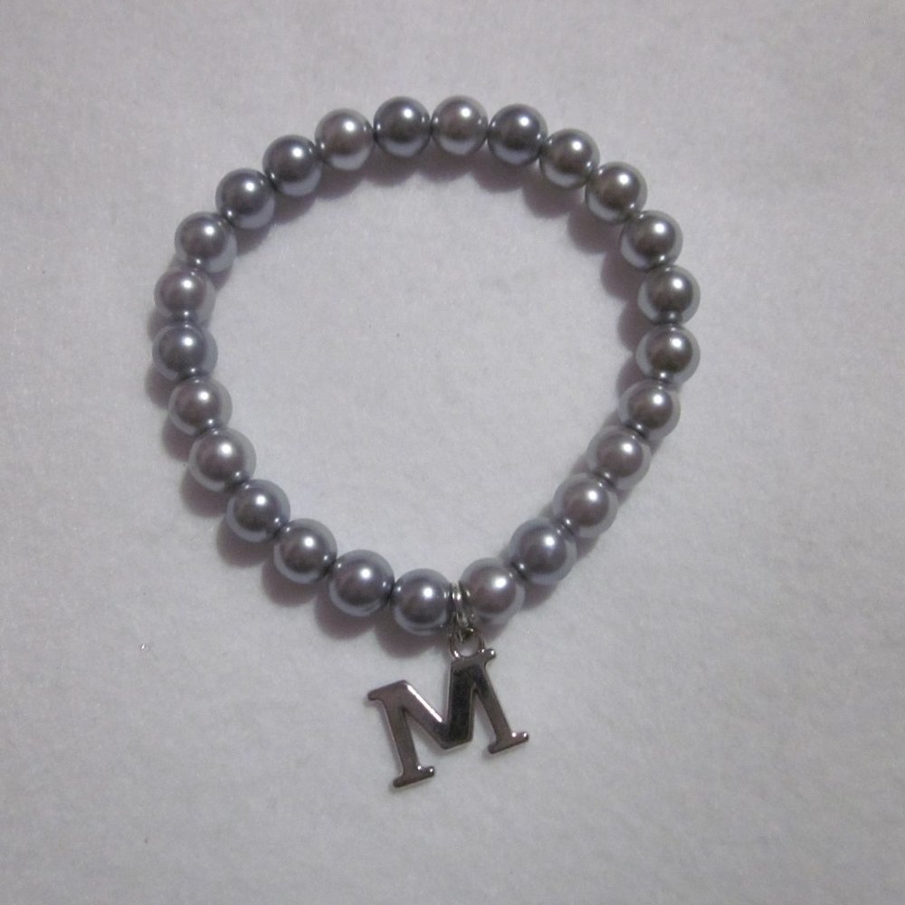 Initial M Bracelet.